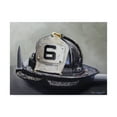 thumbnail image 1 of Trademark Fine Art 'Fire Helmet' Canvas Art by Paul Walsh, 1 of 3