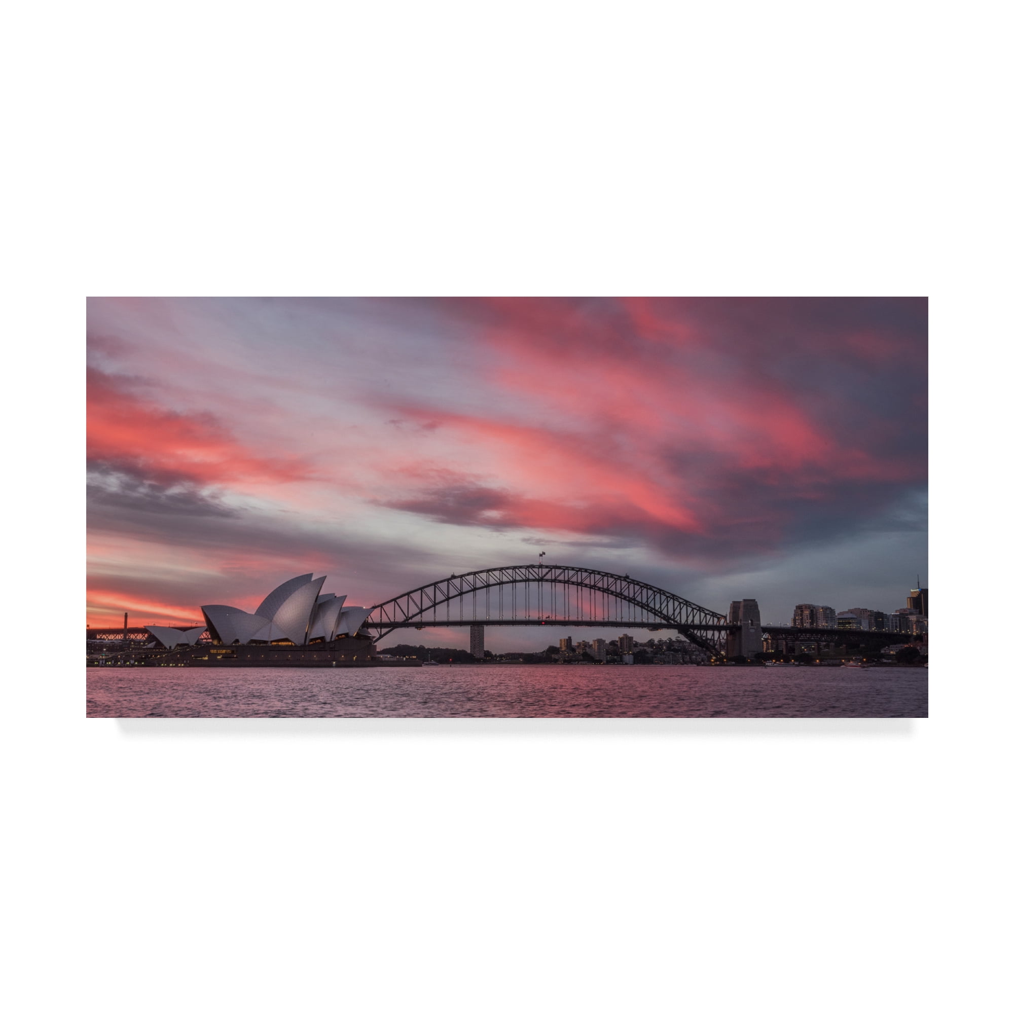 Trademark Fine Art 'Fire in the Harbor' Canvas Art by Danny Head