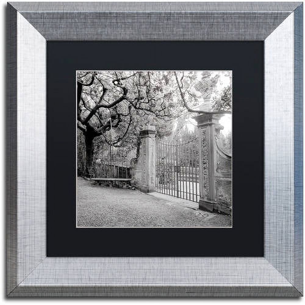Trademark Fine Art "Firenze I" Canvas Art by Alan Blaustein, Black Matte, Silver Frame