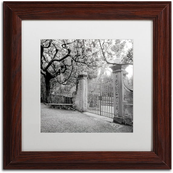 Trademark Fine Art "Firenze I" Canvas Art by Alan Blaustein, White Matte, Wood Frame