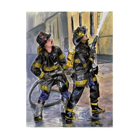 Trademark Fine Art 'First Due' Canvas Art by Paul Walsh