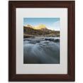 thumbnail image 1 of Trademark Fine Art 'First Rays' Canvas Art by Mathieu Rivrin, White Matte, Wood Frame, 1 of 1