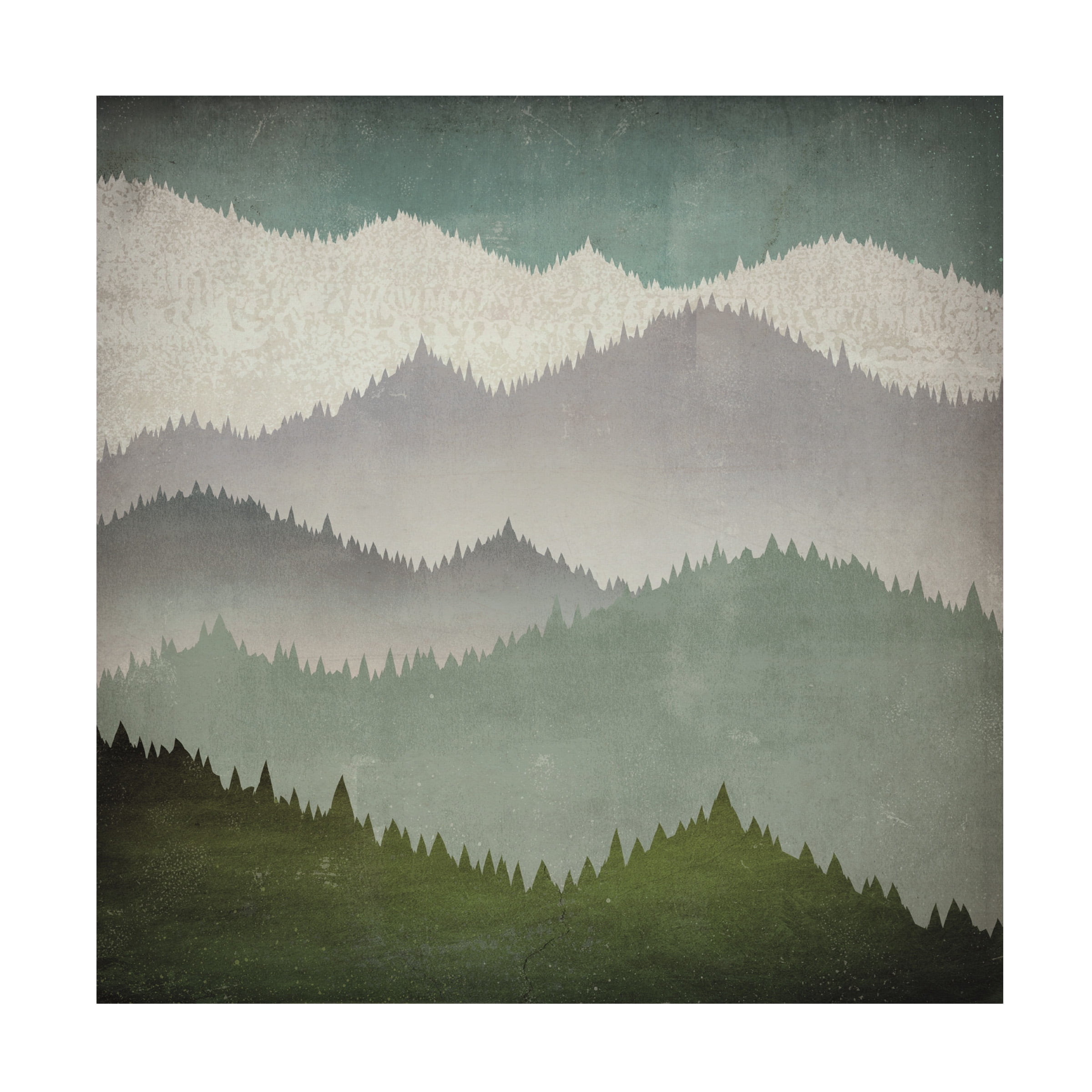 Trademark Fine Art 'First Snow Mountain View' Canvas Art by Ryan Fowler