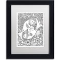 thumbnail image 1 of Trademark Fine Art 'Fish' Canvas Art by KCDoodleArt White Matte, Black Frame, 1 of 4