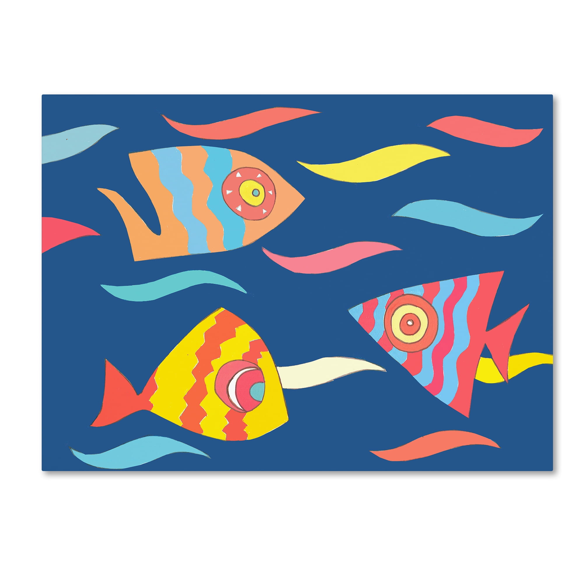 Trademark Fine Art 'Fish' Canvas Art by Miguel Balbas