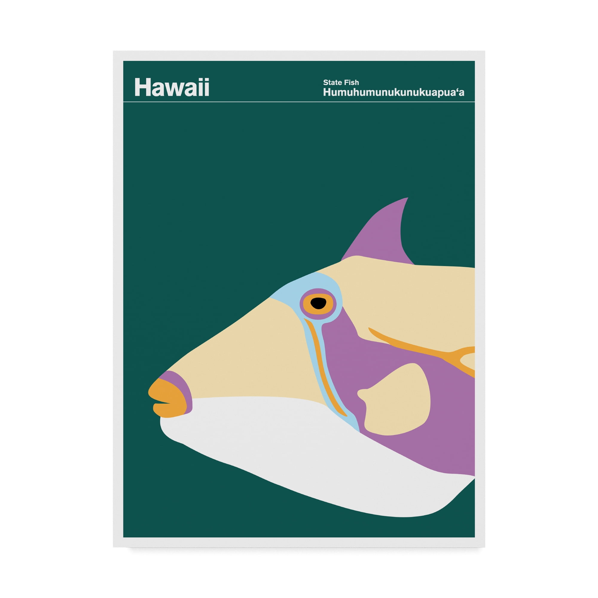 Trademark Fine Art 'Fish Hawaii' Canvas Art by Print Collection - Artist
