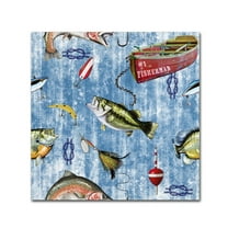 Trademark Fine Art 'Fisherman 2' Canvas Art by Jean Plout