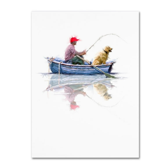 Trademark Fine Art 'Fisherman 2' Canvas Art by The Macneil Studio