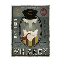 Trademark Fine Art 'Fisherman I Old Salt Whiskey' Canvas Art by Ryan Fowler