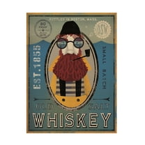 Trademark Fine Art 'Fisherman IV Old Salt Whiskey' Canvas Art by Ryan Fowler