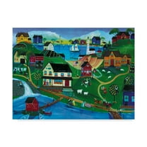 Trademark Fine Art 'Fishermans Inn' Canvas Art by Cheryl Bartley