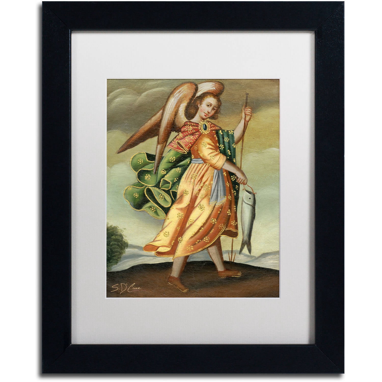 Trademark Fine Art "Fishers of Men" Canvas Art by Masters Fine Art, White Matte, Black Frame