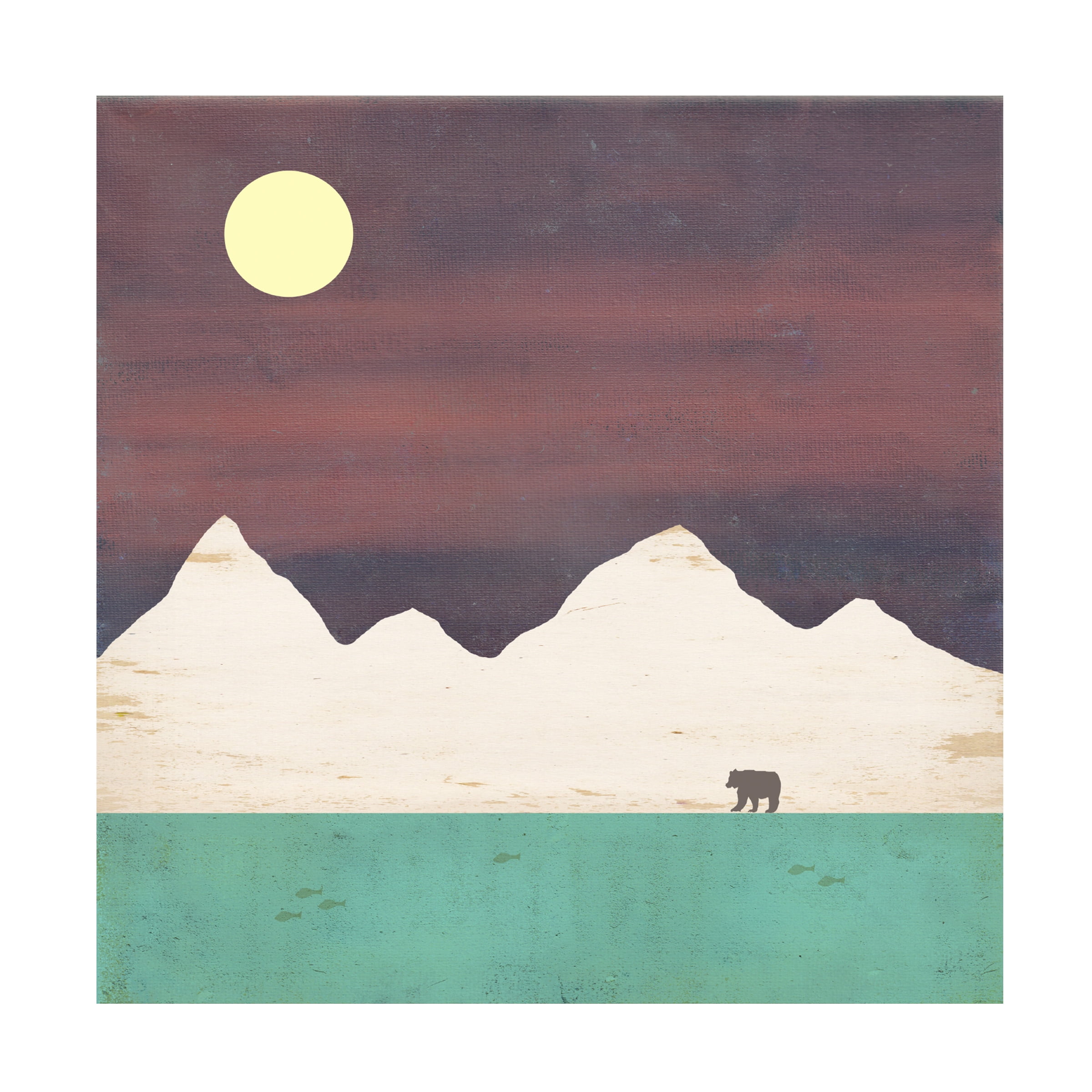 Trademark Fine Art 'Fishing' Canvas Art by Tammy Kushnir