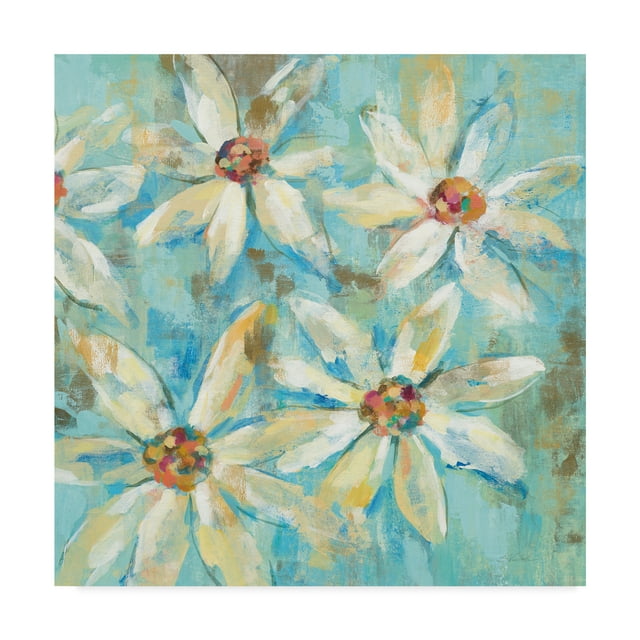 Trademark Fine Art 'Fjord Floral II' Canvas Art by Silvia Vassileva