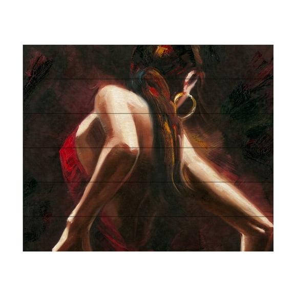 Trademark Fine Art 'Flamenco Dancer' Wooden Wall Art Art by Masters Fine Art