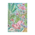 thumbnail image 1 of Trademark Fine Art 'Flamingo Paradise I' Canvas Art by Melissa Wang, 1 of 3