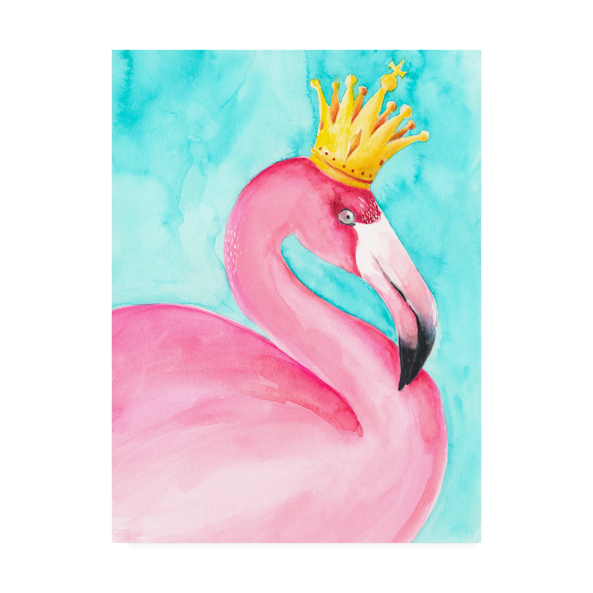 Trademark Fine Art 'Flamingo Queen II' Canvas Art by Regina Moore