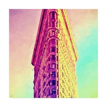 Trademark Fine Art 'Flatiron Building' Canvas Art by Philippe Hugonnard