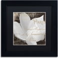 thumbnail image 1 of Trademark Fine Art "Fleurs Blanc II" Canvas Art by Color Bakery Black Matte, Black Frame, 1 of 4
