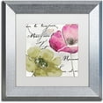 thumbnail image 1 of Trademark Fine Art "Fleurs de France IV" Canvas Art by Color Bakery White Matte, Silver Frame, 1 of 1