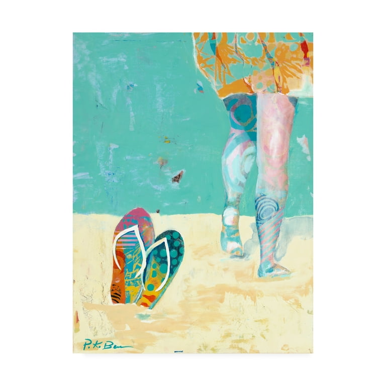 Flip flop clearance paintings on canvas