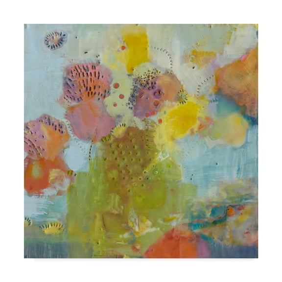 Trademark Fine Art 'Floare I' Canvas Art by Sue Jachimiec