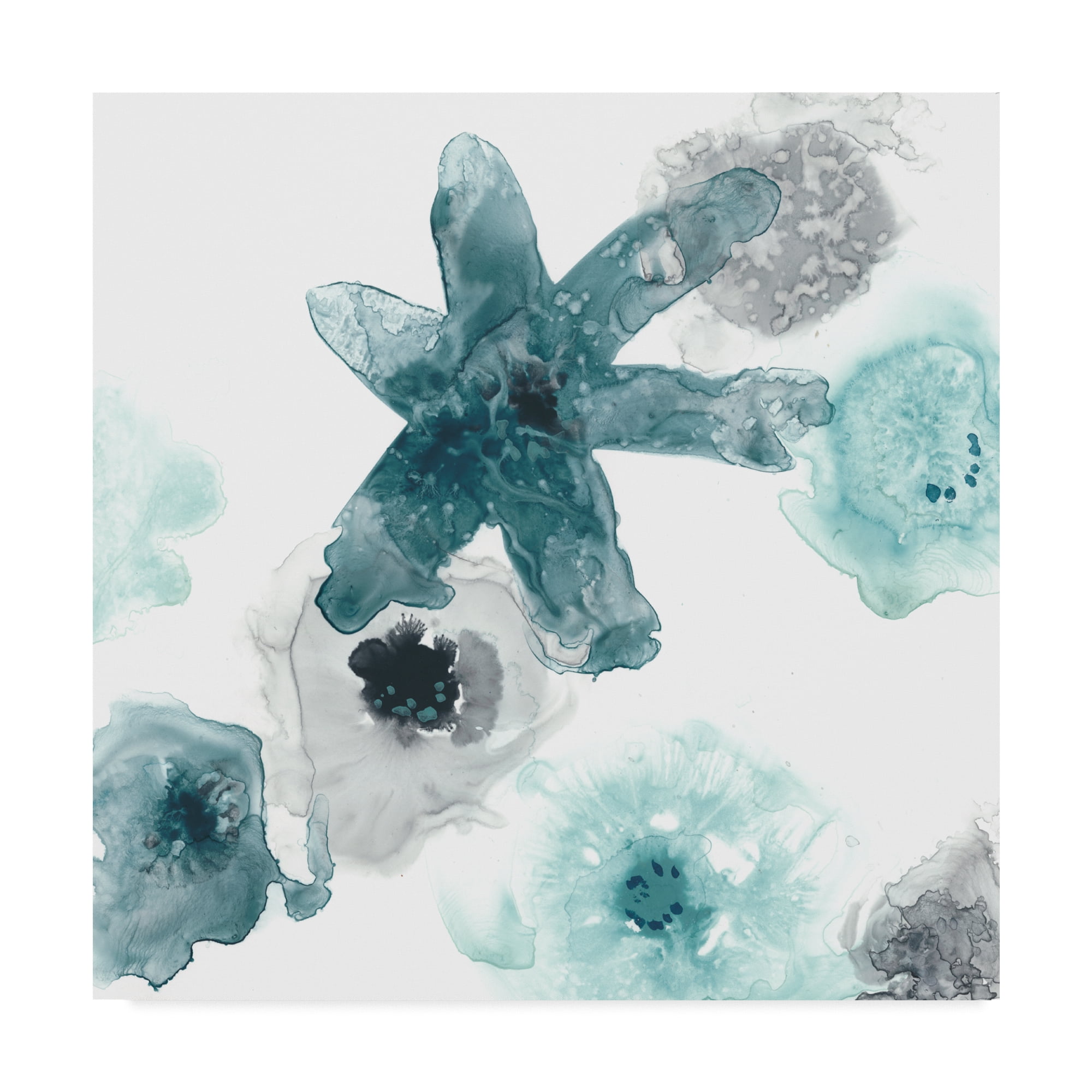 Trademark Fine Art 'Floating Indigo II' Canvas Art by June Erica Vess