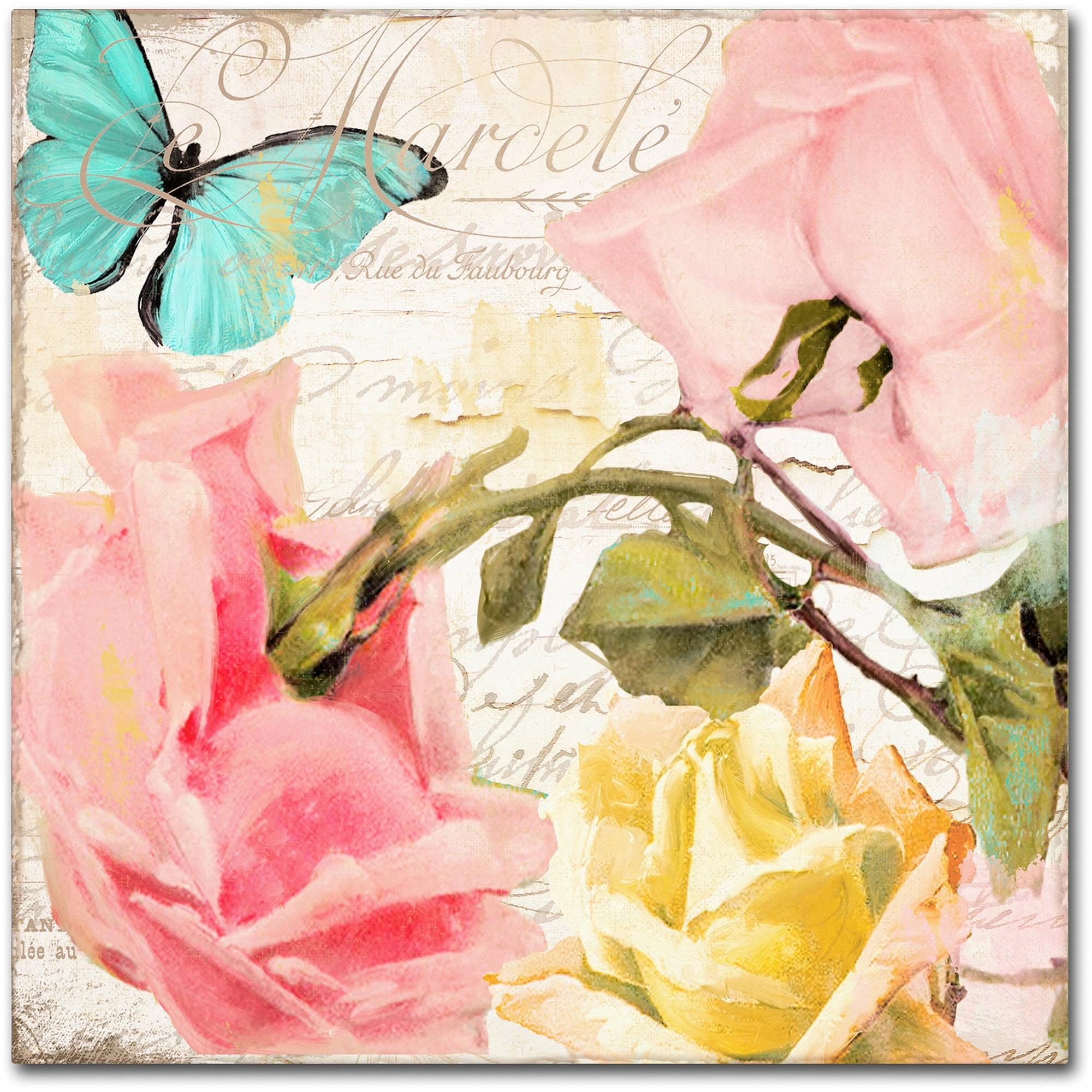 Trademark Fine Art "Florabella I" Canvas Art by Color Bakery