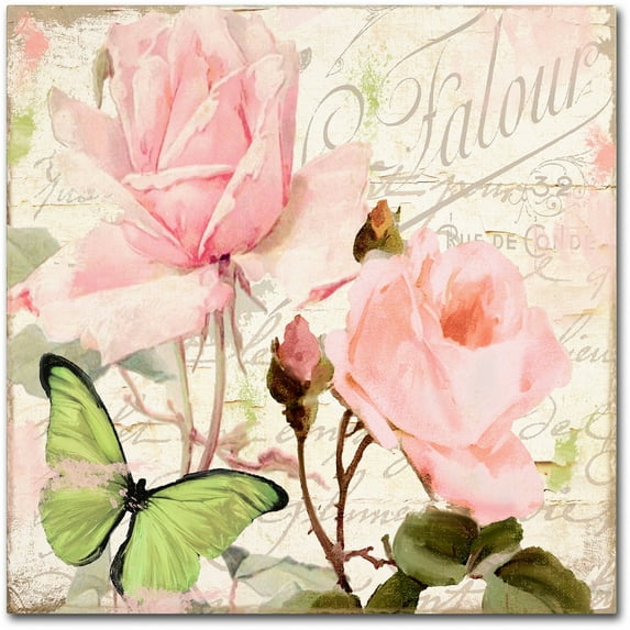 Trademark Fine Art "Florabella III" Canvas Art by Color Bakery