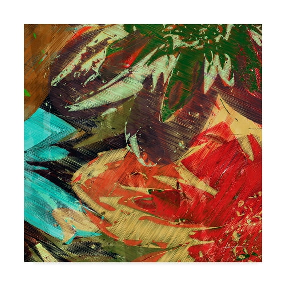 Trademark Fine Art 'Floragraph I' Canvas Art by James Burghardt