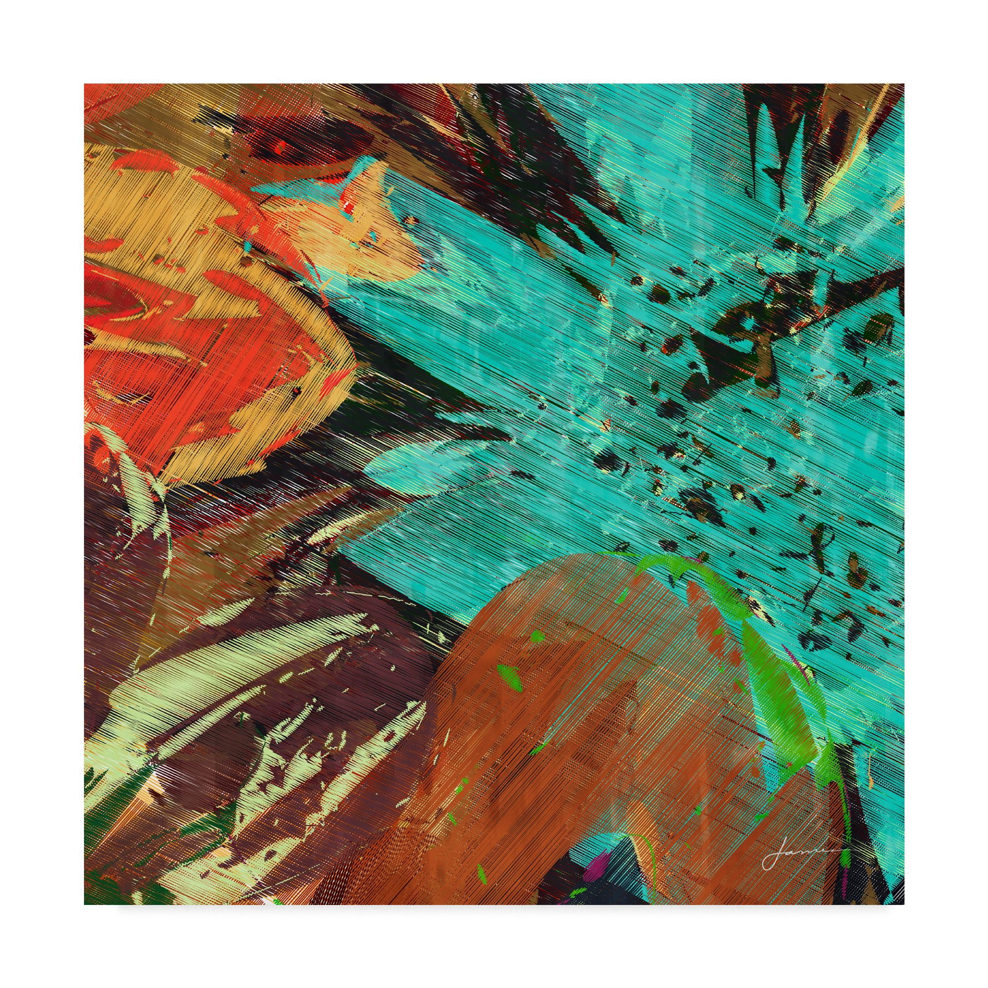 Trademark Fine Art 'Floragraph VI' Canvas Art by James Burghardt