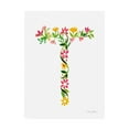 thumbnail image 1 of Trademark Fine Art 'Floral Alphabet Letter XX' Canvas Art by Farida Zaman, 1 of 4