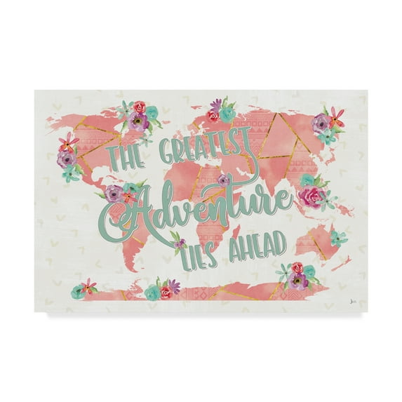 Trademark Fine Art 'Floral Aspect II' Canvas Art by Jess Aiken