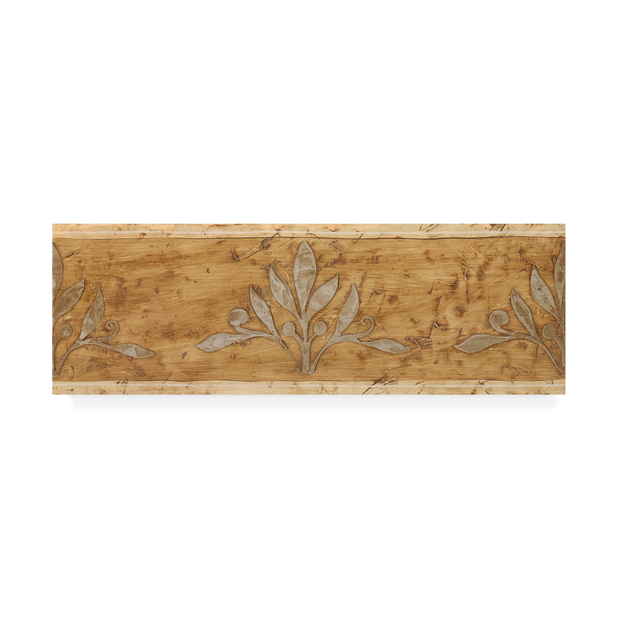 Trademark Fine Art 'Floral Beige Texture' Canvas Art by Pablo Esteban