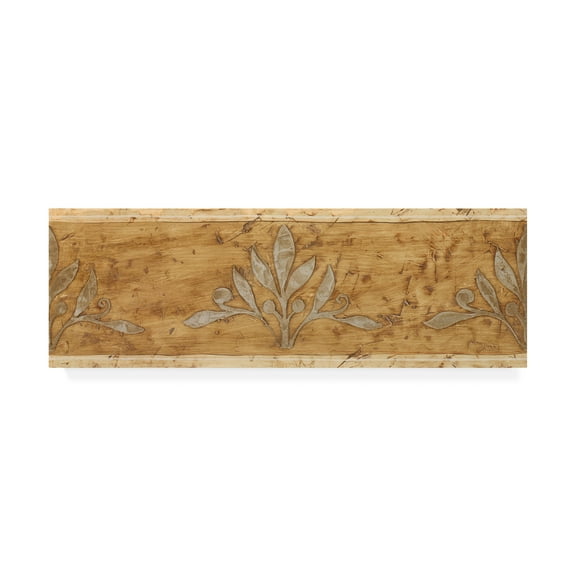 Trademark Fine Art 'Floral Beige Texture' Canvas Art by Pablo Esteban