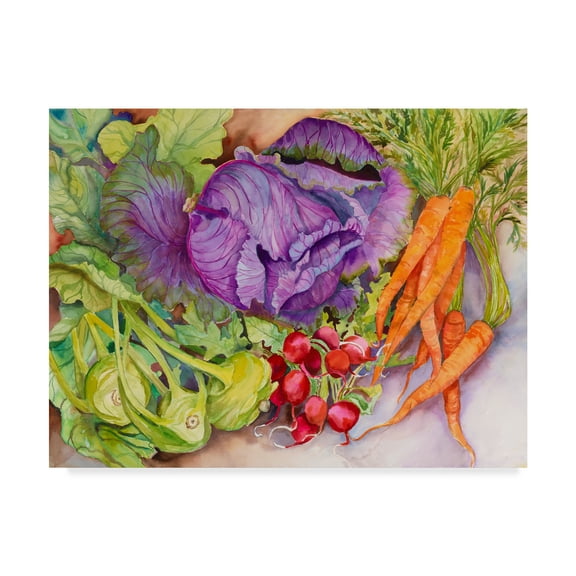 Trademark Fine Art Floral Canvas Art ' Fall Vegetables ' by Joanne Porter