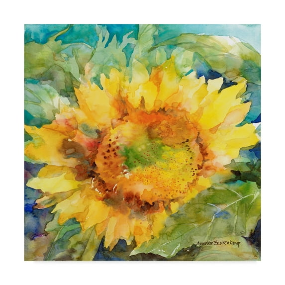 Trademark Fine Art Floral Canvas Art ' Sun Shower ' by Annelein Beukenkamp