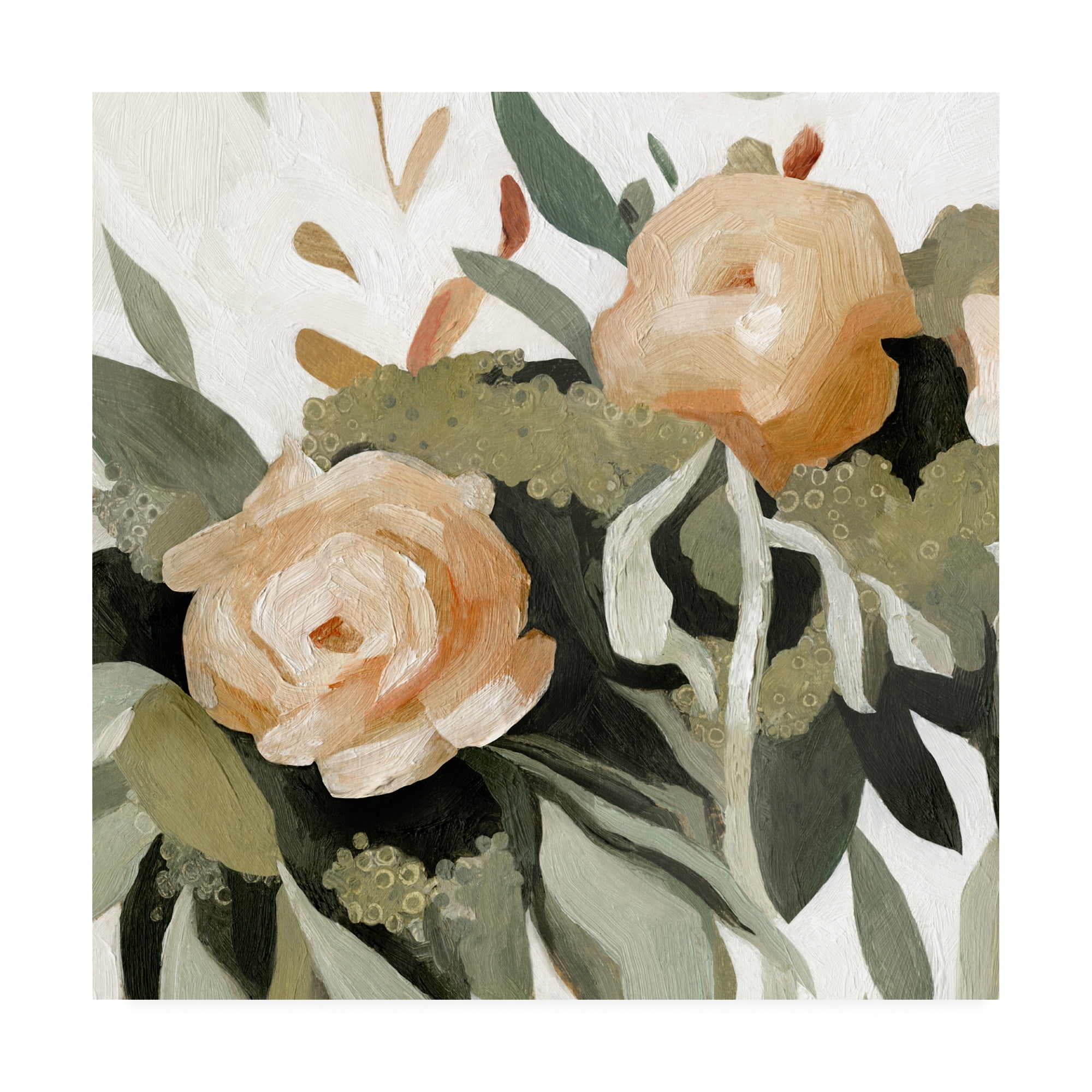 Trademark Fine Art 'Floral Disarray II' Canvas Art by Emma Scarvey