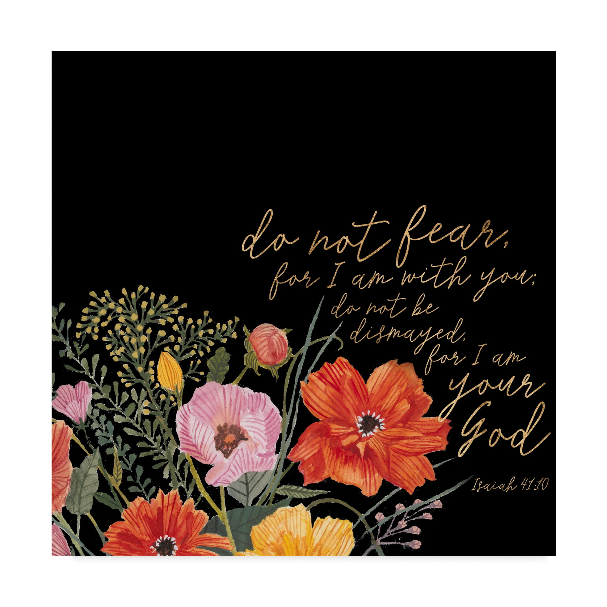 Trademark Fine Art 'Floral Faith III' Canvas Art by Studio W