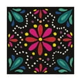 thumbnail image 1 of Trademark Fine Art 'Floral Fiesta Tile II' Canvas Art by Laura Marshall, 1 of 3