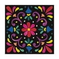 thumbnail image 1 of Trademark Fine Art 'Floral Fiesta Tile III' Canvas Art by Laura Marshall, 1 of 3