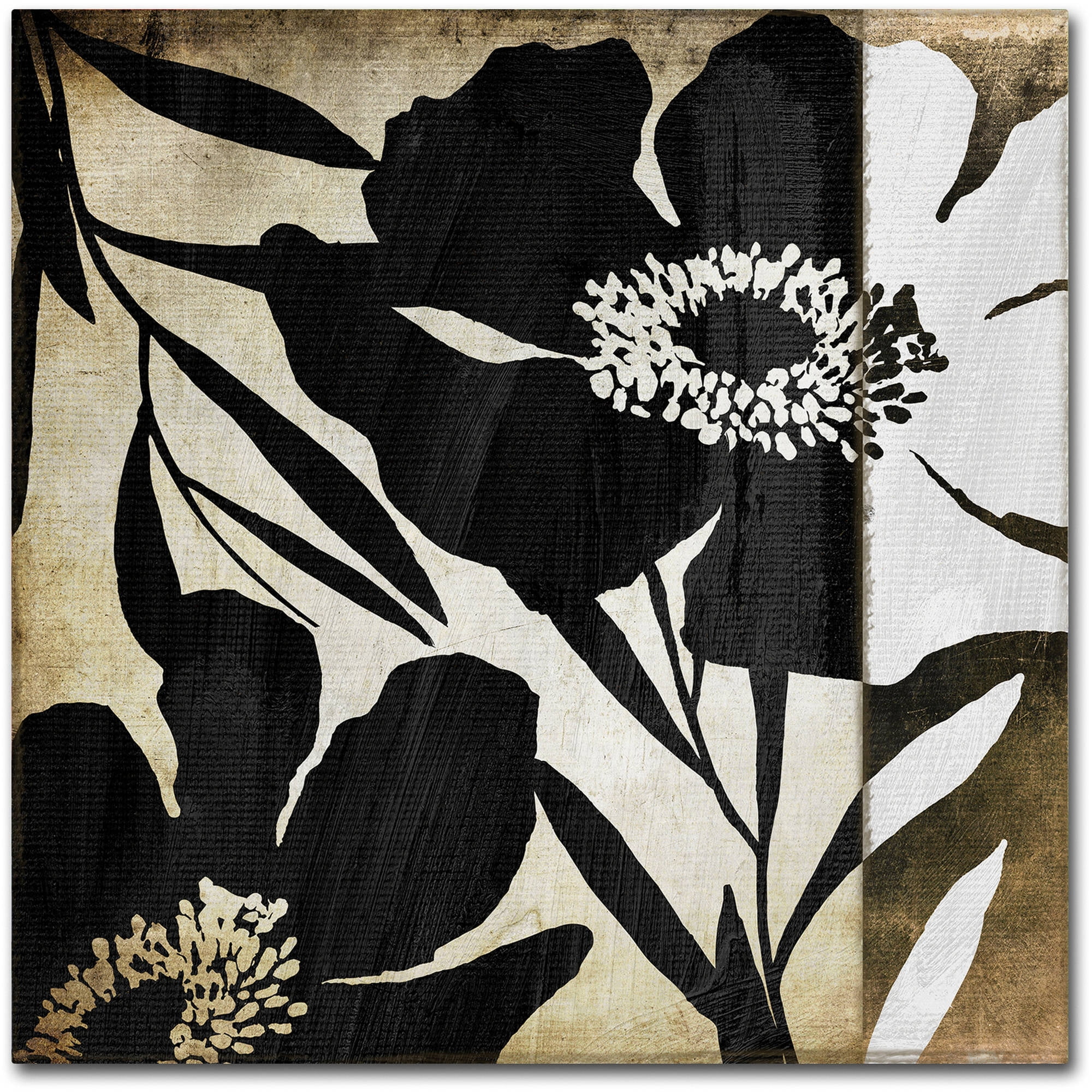 Trademark Fine Art "Floral Jungle Lines II" Canvas Art by Color Bakery