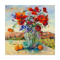 Trademark Fine Art 'Floral Kaleidoscope II' Canvas Art by Nanette Oleson