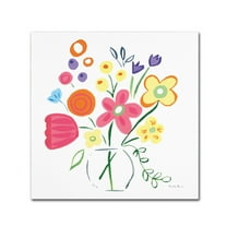 Trademark Fine Art 'Floral Medley III' Canvas Art by Farida Zaman