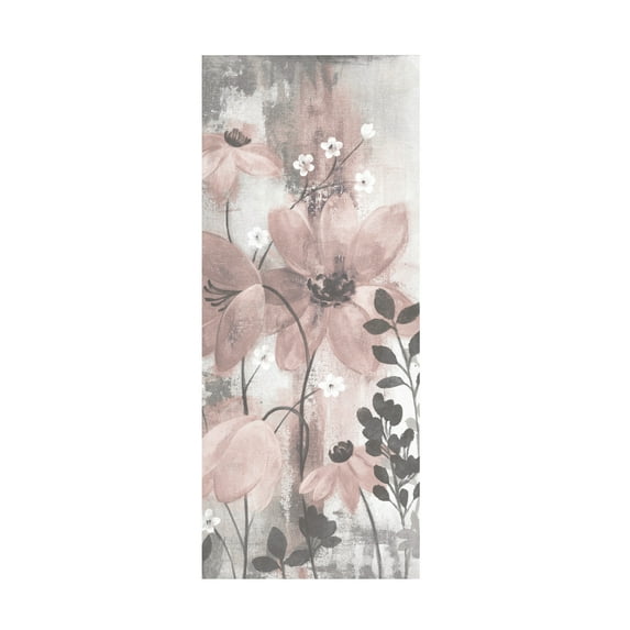 Trademark Fine Art 'Floral Symphony Blush Gray Crop II' Canvas Art by Silvia Vassileva