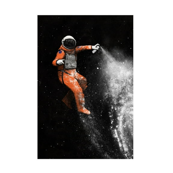 Trademark Fine Art Florent Bodart Astronaut Canvas Wall Art