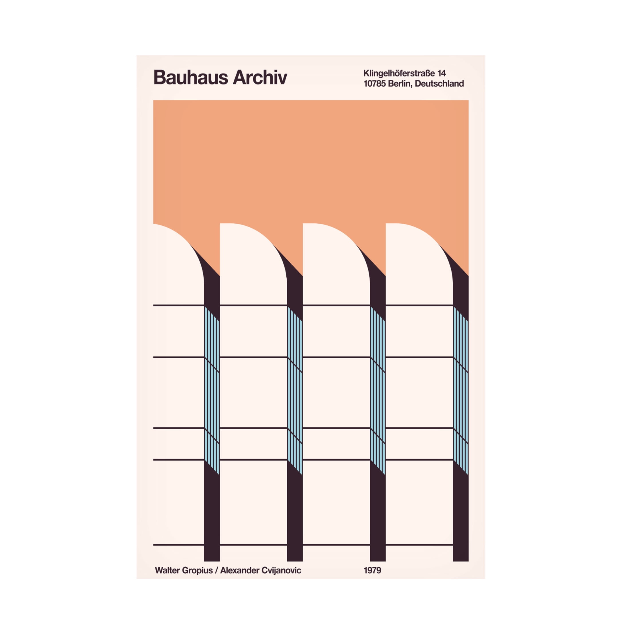 Trademark Fine Art Florent Bodart Bauhaus Archiv Canvas Wall Art