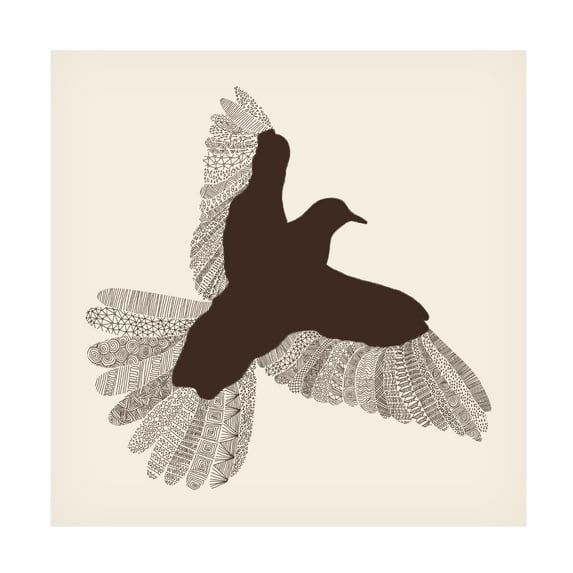 Trademark Fine Art Florent Bodart Bird Canvas Wall Art