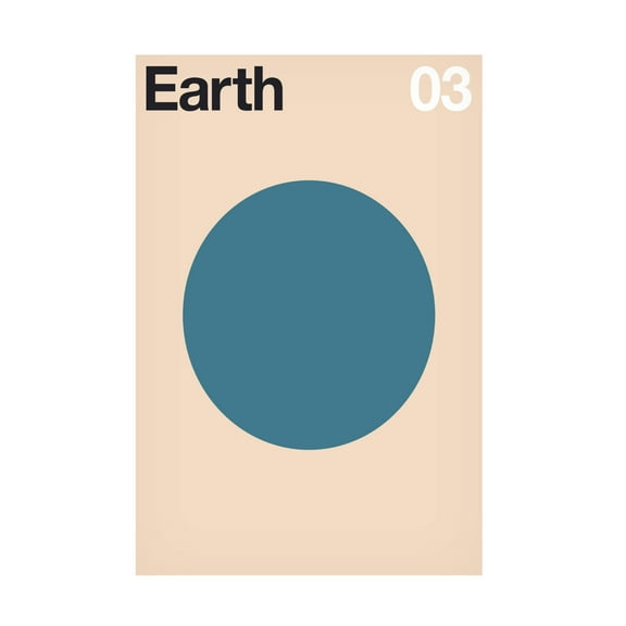 Trademark Fine Art Florent Bodart Earth Canvas Wall Art