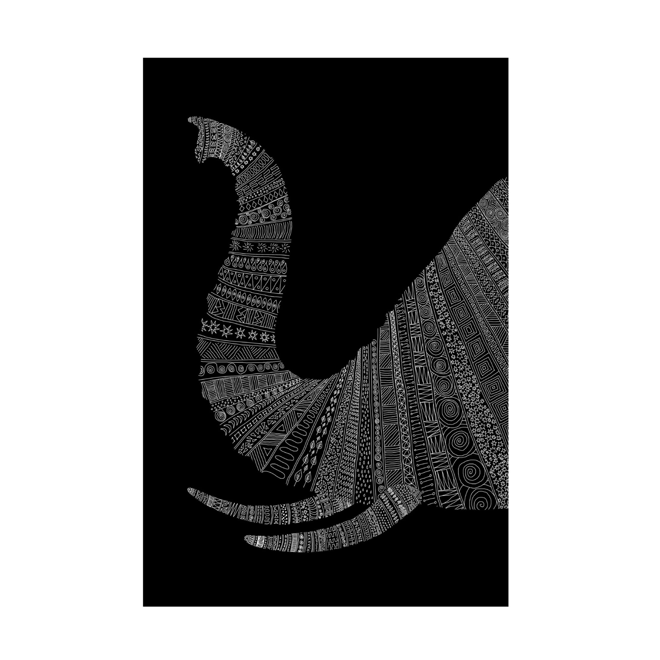 Trademark Fine Art Florent Bodart  Elephant NAo2 Canvas Wall Art